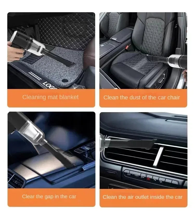 Aspirateur de Voiture Sans Fil 4-en-1