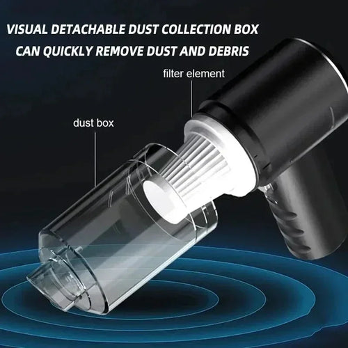 Aspirateur de Voiture Sans Fil 4-en-1